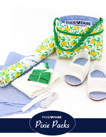 Pixie Faire Pixie Packs Pixie Packs Summertime Stroll Bag & Shoe Kit SHAPE 1 Pixie Faire