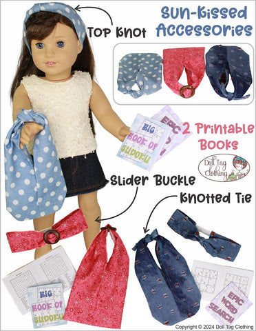 Sun-Kissed Accessories 18" Doll Clothes Pattern