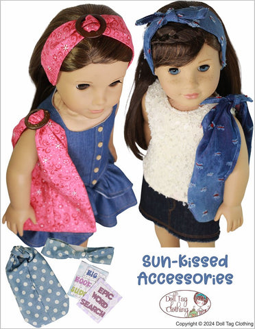 Sun-Kissed Accessories 18" Doll Clothes Pattern