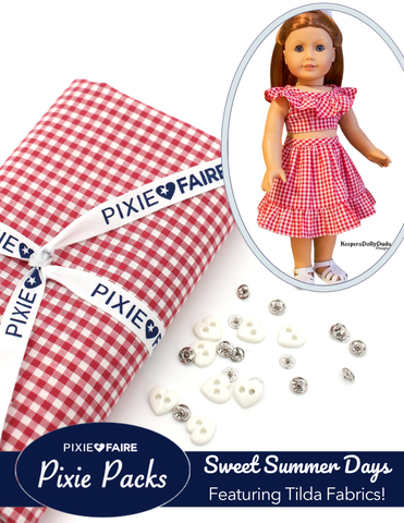 Pixie Packs Sweet Summer Days Kit Red Gingham