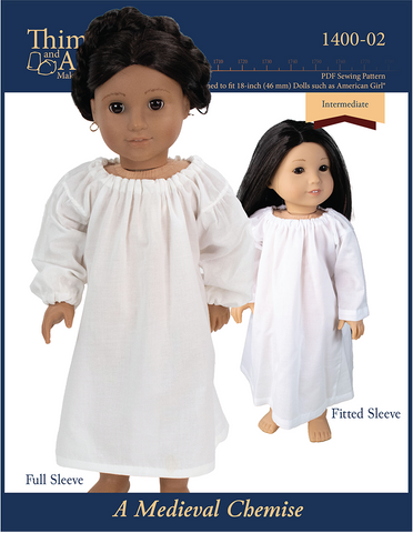 A Medieval Chemise 18" Doll Clothes Pattern