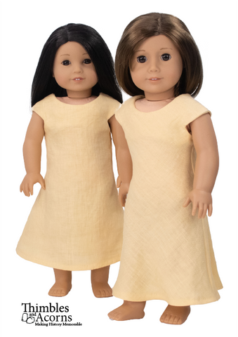 A Shift in Bias 18" Doll Clothes Pattern