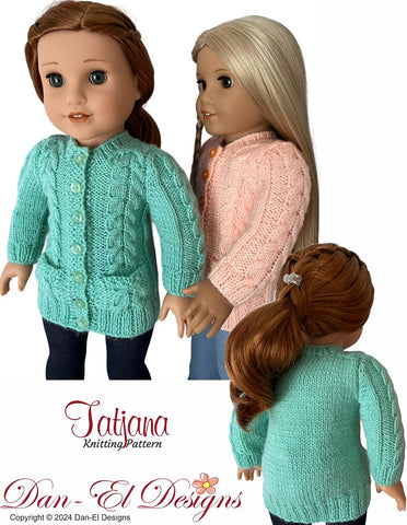 Tatjana 18" Doll Clothes Knitting Pattern