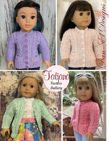 Tatjana 18" Doll Clothes Knitting Pattern