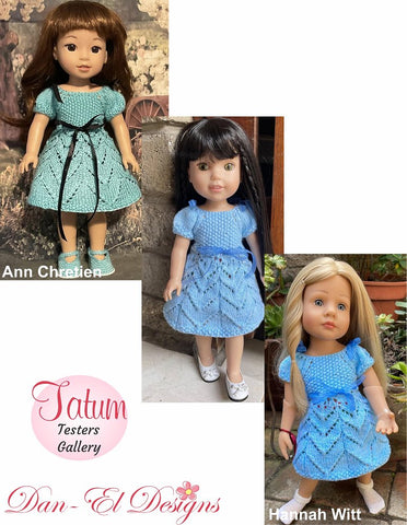 Tatum 14-14.5" Doll Clothes Knitting Pattern