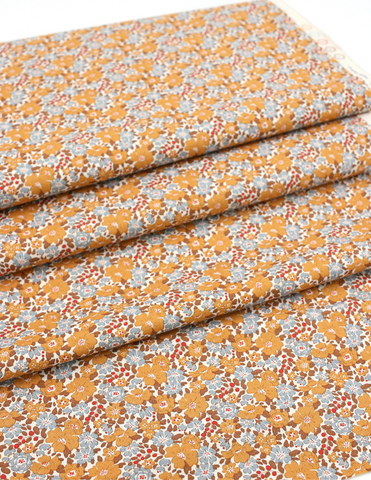 Pixie Cuts Fabric By The Yard - Tilda Harper Saffron  1/2 Yard