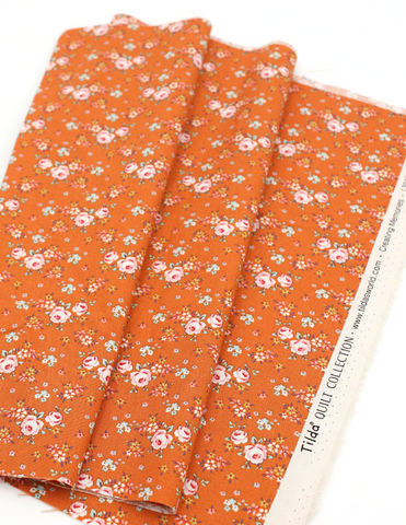 Pixie Cuts Pre-Cut Fabric - Tilda Gracie Ginger 1/3 yard