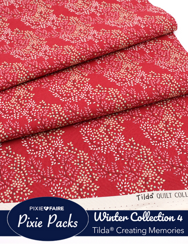 Pixie Packs Tilda Fabrics Creating Memories Winter Collection 4