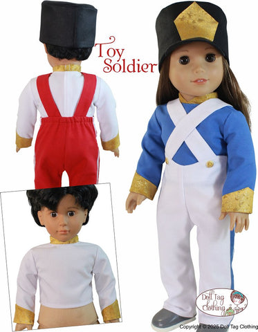 Doll Tag Clothing 18 Inch Modern Toy Soldier 18" Doll Clothes Pattern Pixie Faire