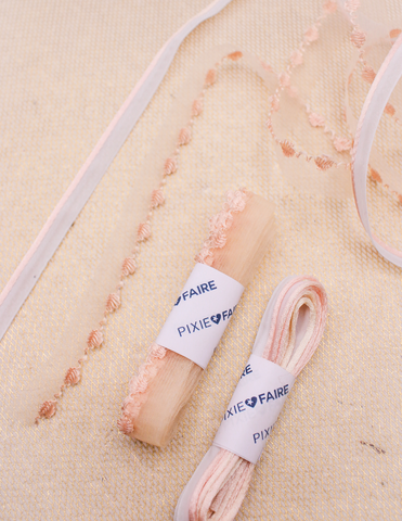 Pixie Packs Vintage French Trims - Blush