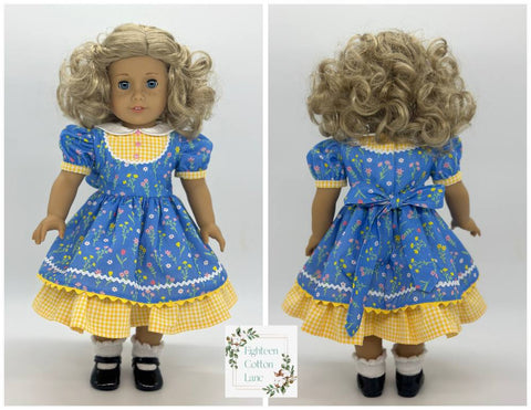 Let's Make Gingerbread! 18" Doll Clothes Pattern