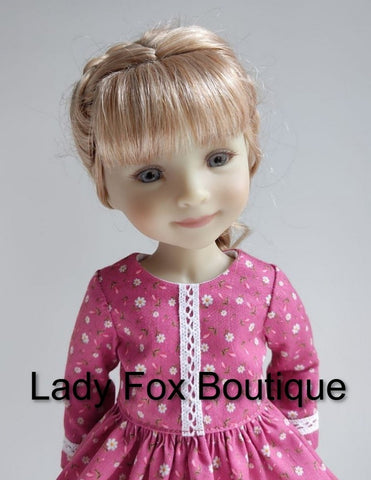 Lady Fox Boutique Ruby Red Fashion Friends Little Lamb Lady 14.5-15 Inch Doll Clothes Pattern Pixie Faire