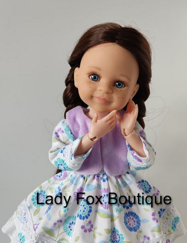 Lady Fox Boutique Paola Reina Little Lamb Lady Doll Clothes Pattern for 13" Paola Reina Dolls Pixie Faire