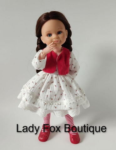 Lady Fox Boutique Paola Reina Little Lamb Lady Doll Clothes Pattern for 13" Paola Reina Dolls Pixie Faire