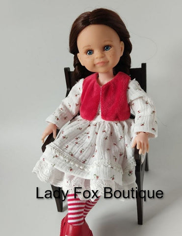 Lady Fox Boutique Paola Reina Little Lamb Lady Doll Clothes Pattern for 13" Paola Reina Dolls Pixie Faire