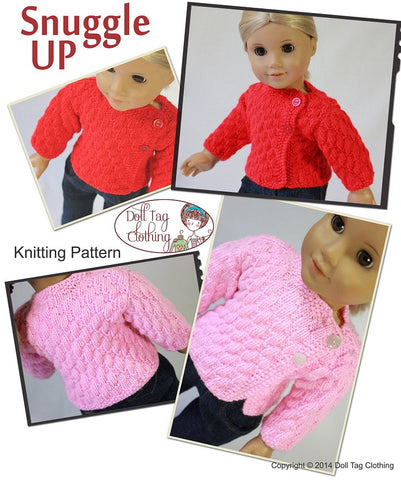 Doll Tag Clothing Knitting Snuggle Up Knitting Pattern Pixie Faire