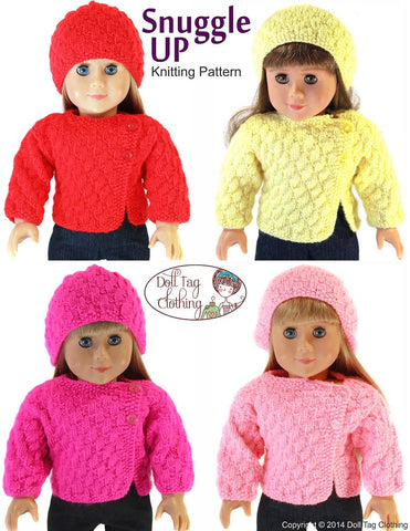 Doll Tag Clothing Knitting Snuggle Up Knitting Pattern Pixie Faire