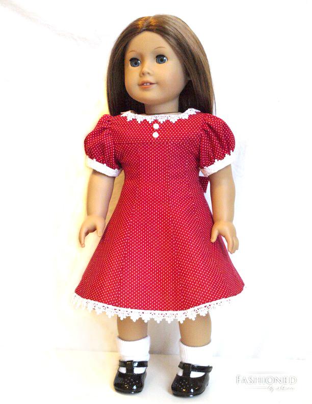 Red Pants with Pockets made for 18 inch American Girl Doll Clothes