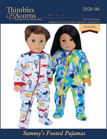 Princess Pajamas for American Girl Doll & 18-inch Doll Princess Pajamas  With Optional Crown Doll Princess Pjs, Doll Crown 