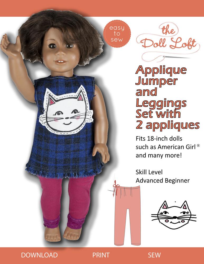 Easy 18 Inch Doll Leggings Tutorial