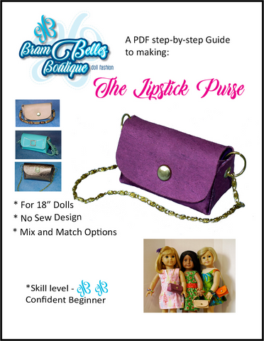 Luxury Handbag PDF Sewing Pattern for 18