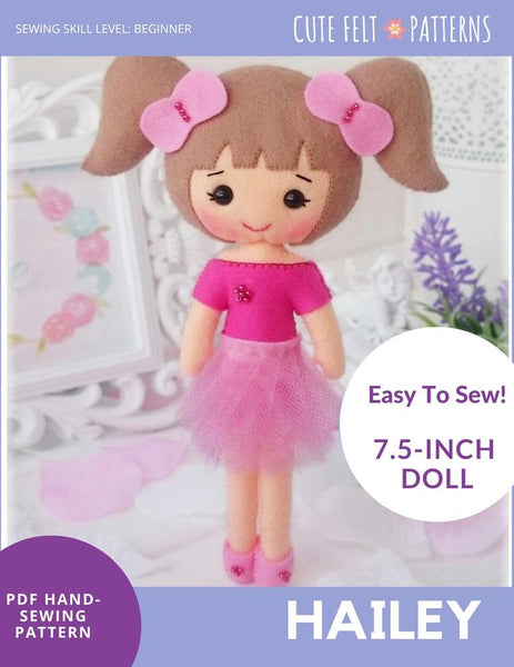 Cute Felt Patterns Hailey 7.5