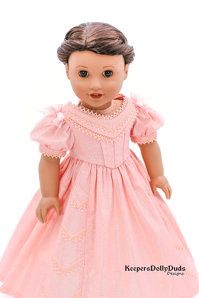 Keepers Dolly Duds Meg S Ball Gown 18 Inch Doll Clothes Pdf Sewing Pattern