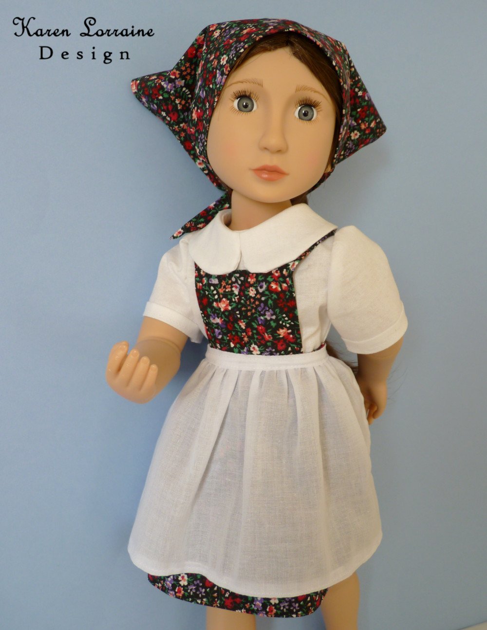 Karen Lorraine Design Tyrol Doll Clothes Pattern for 18 inch dolls such as American  Girl®