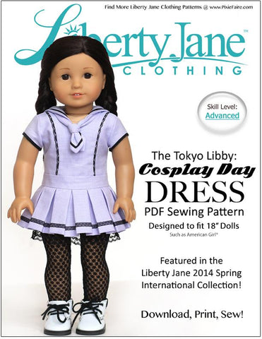 Doll Dress Boutique Bonus Design Perfectly Preppy Dress for American Girl  Dolls 5 - Avery Lane Sewing