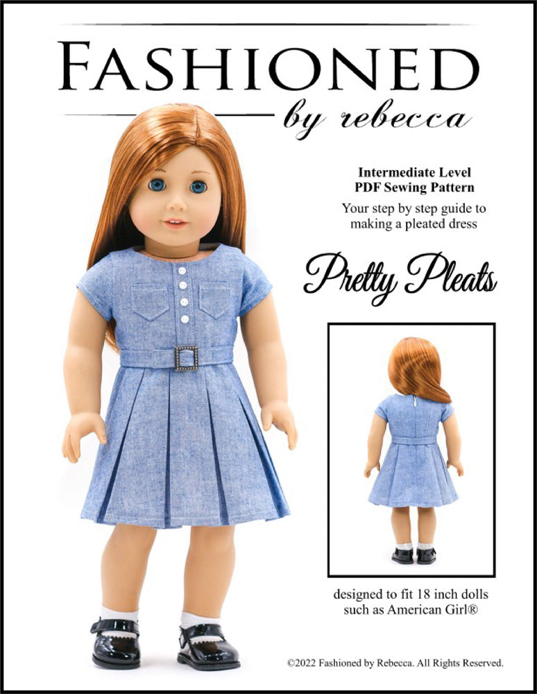 Doll Dress Design Challenge get this free 18 doll clothes pattern