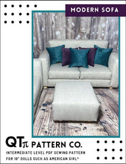 QTπ Pattern Co Modern Sofa Set 18 Doll Clothes Pattern