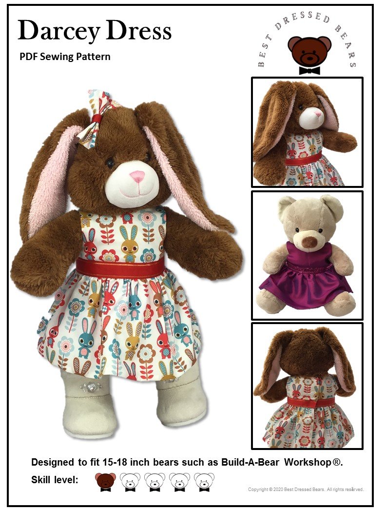 Online Sewing a Dress for a Teddy Bear or Stuffed Animal Course · Creative  Fabrica
