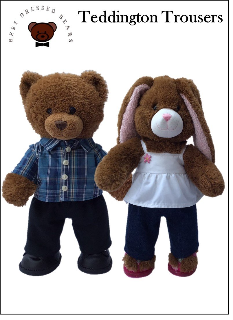 PYJAMAS / PAJAMAS Pjs PDF Pattern for Teddy Bear. Fits 15-18 Inch Bears  Such as Build a Bear. Teddy Bear Clothes Sewing Pattern Tutorial -   Canada