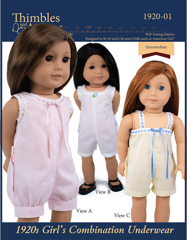 Under Bear Camisole and Panties BAB Doll Clothes Pattern for Build-a-bear  Workshop® Dolls 18 on Main PDF Pixie Faire -  Canada