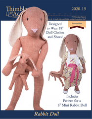 Cloth best sale rabbit dolls