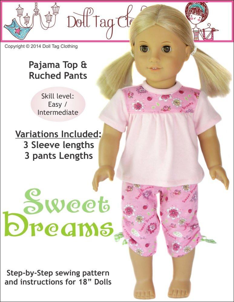 Dream Fairy Dolls, Doll Clothes, Pajama Suit